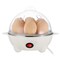 Electric Egg Cooker 7 Capacity Hard Boiled Egg Maker Stainless Steel White 350W